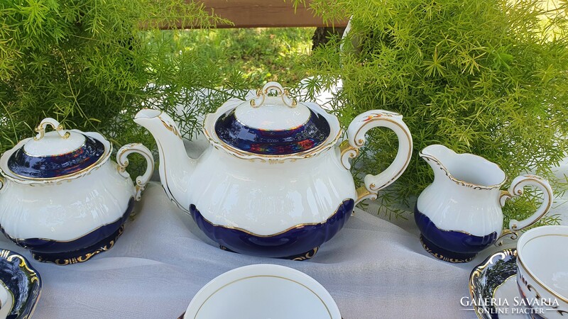 Zsolnay pompadour tea set of 3