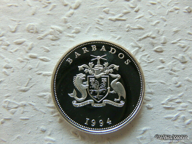 Barbados ezüst 1 dollár 1994 PP 10.00 gramm