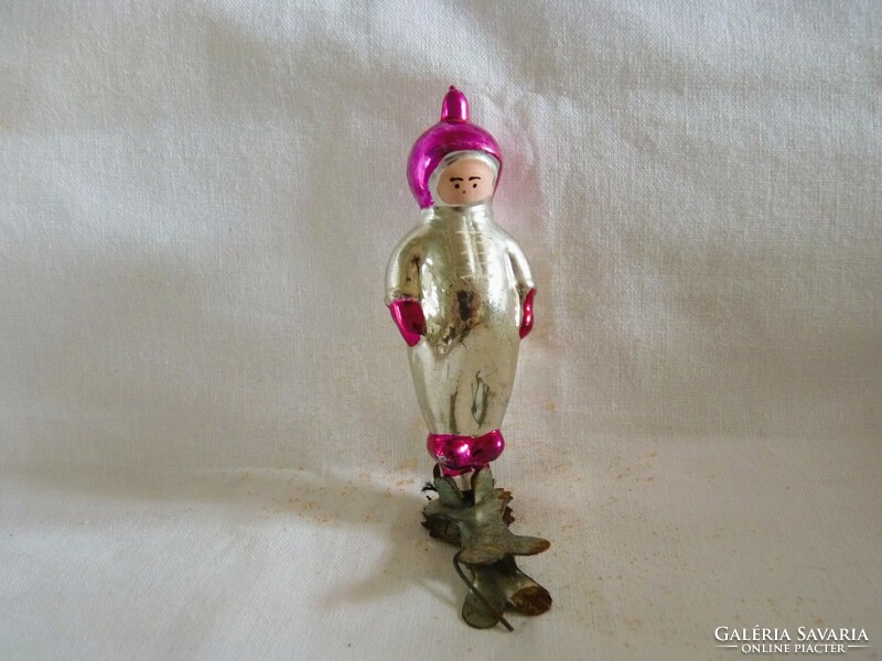 Old glass Christmas tree decoration! - Astronaut! (Clip!)