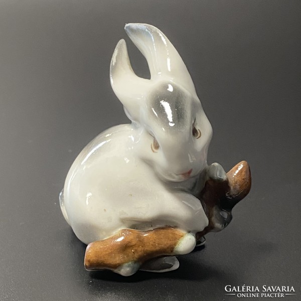 Zsolnay porcelain rabbit 1.
