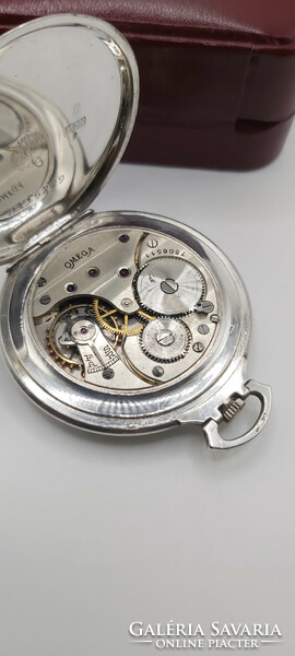 Very nice (900) silver omega pocket watch