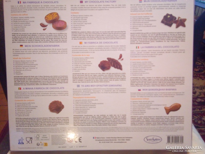 Csokoládé készítő műhely - Sentosphere szett Bontatlan csomagolás