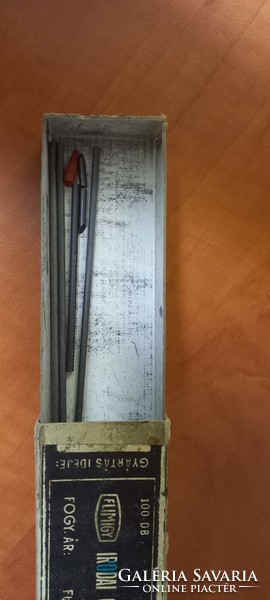 Office graphite iron insert box, with a couple of inserts