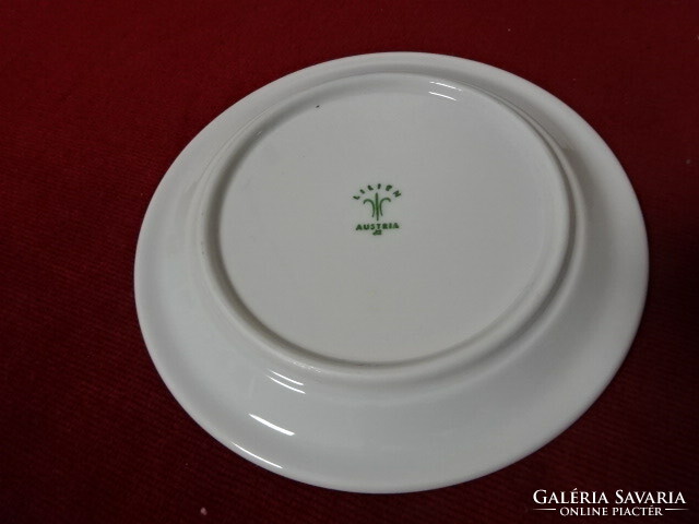 Lilien porcelain Austria, white small plate, diameter 15 cm.