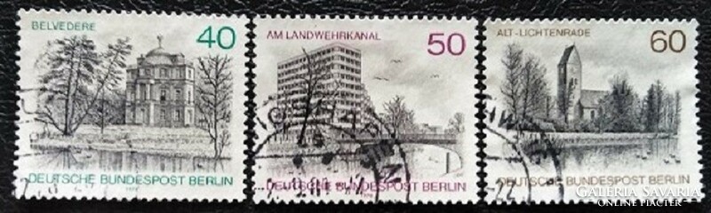 BB578-80p / Németország - Berlin 1978 Berlin motívumai bélyegsor pecsételt
