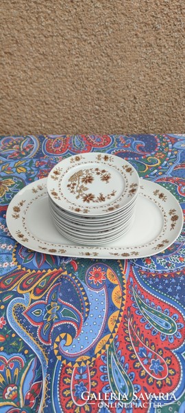 Alföldi 15-piece cake set. 14 cake plates with 1 tray. In beautiful condition.