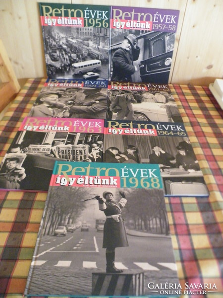 Retro years - this is how we lived, 7 volumes from the series: 1956; 1957-58; 1959-60; 1961-1962; 1963; 1964-1965; 1968;