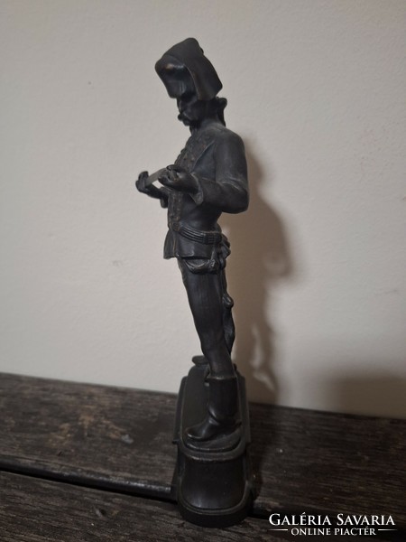 Zsigmond Kisfaludy Strobl (1884-1975) antique bronze statue of the Hussars