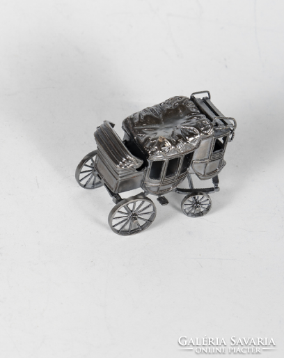Silver miniature carriage