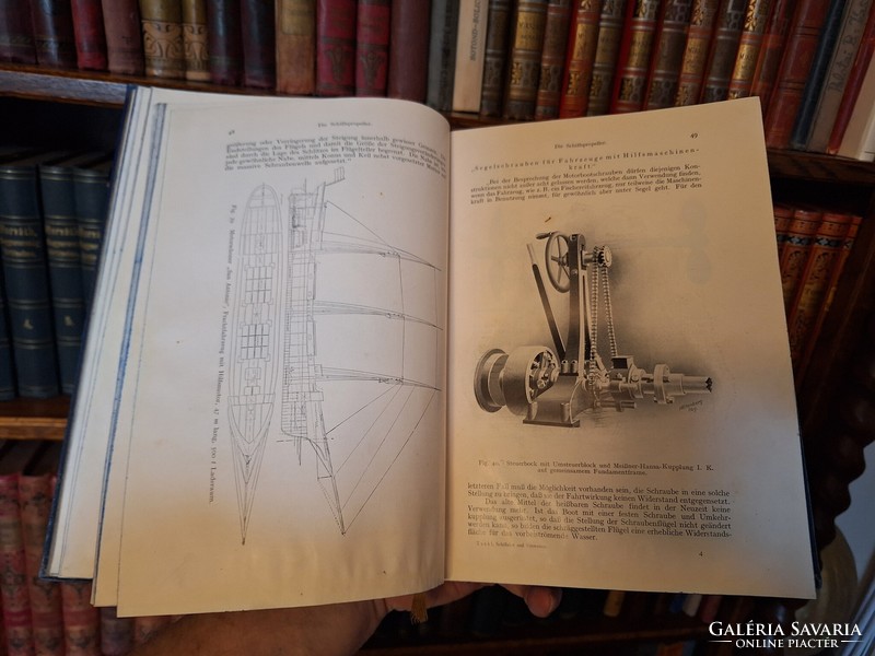 For sailors! 1913! Serious in German, with 3 maps - shipping and seafaring-schiffahrt und seewesen