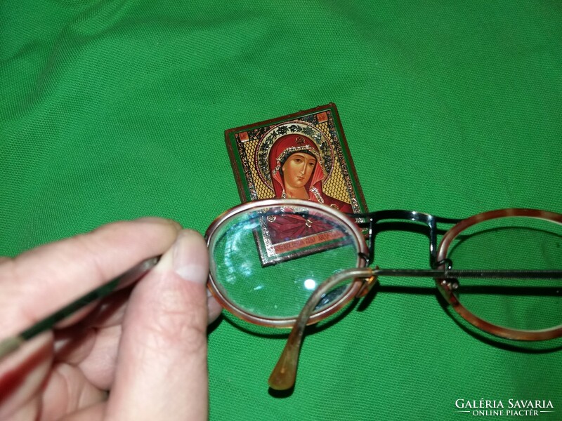 MINŐSÉGI Üveglencsés UNISZEX retro stílusú szemüveg kb. 1 -es a képek szerint 2.