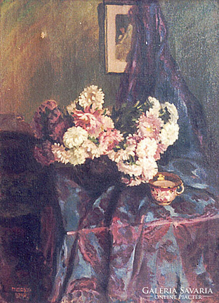 Decsy etelka (1880): flower still life