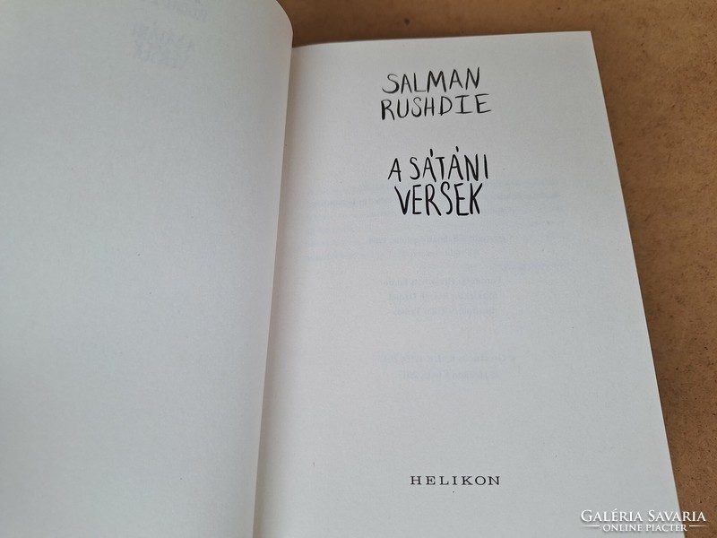 Salman Rushdie: A sátáni versek. 3900.-Ft