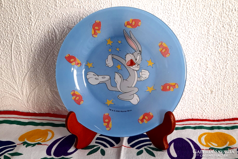 Old children's plate - bugs bunny -