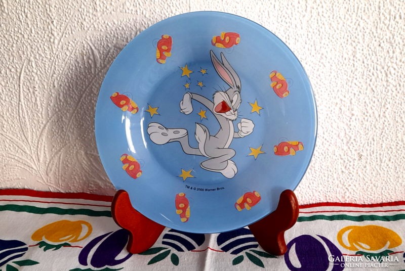 Régi gyerek tányér - Bugs Bunny -