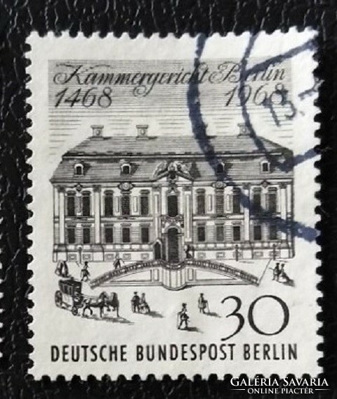 BB320p / Németország - Berlin 1968 Berlini városi bíróság bélyeg pecsételt