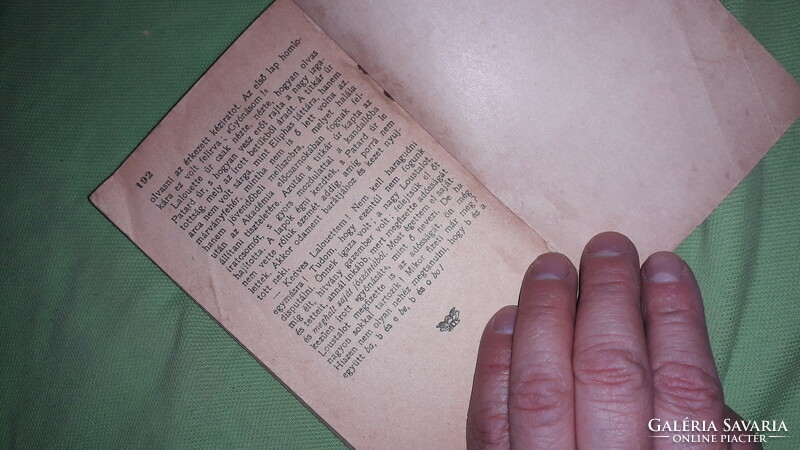 1918.Gaston Leroux -  Az elátkozott karosszék REGÉNY könyv a képek szerint ATHENEUM