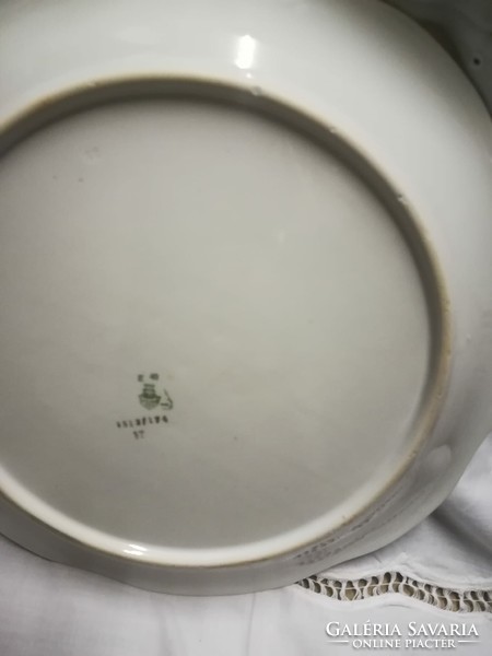 Zsolnay porcelain round serving bowl