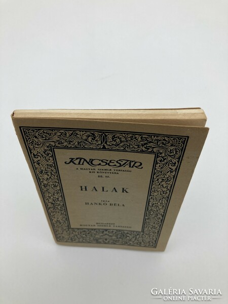 Béla Hankó: fish, 1945 - rare publication