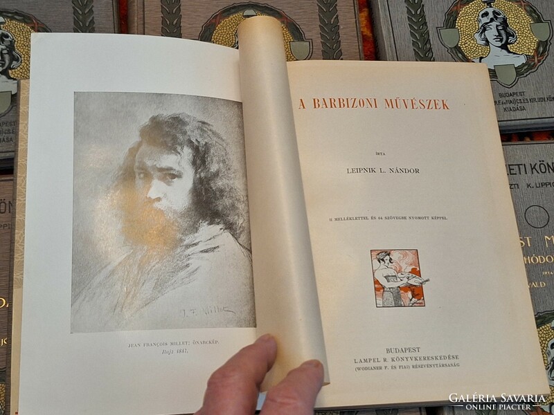 RRR!! kiválló-alkalmi A LIPPICH ELEK SZERKESZTETTE MŰVÉSZETI KÖNYVTÁR I-XVI teljes sorozat 1904-1911