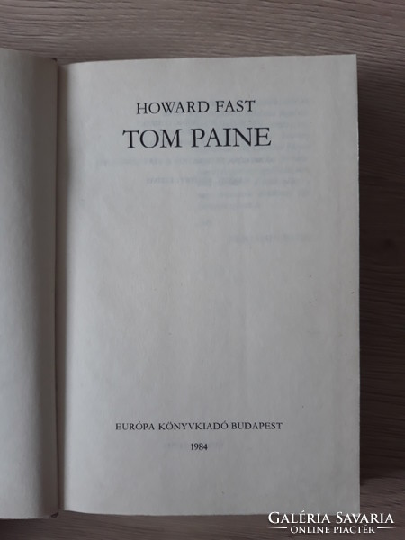 Howard Fast - Tom Paine (regény)