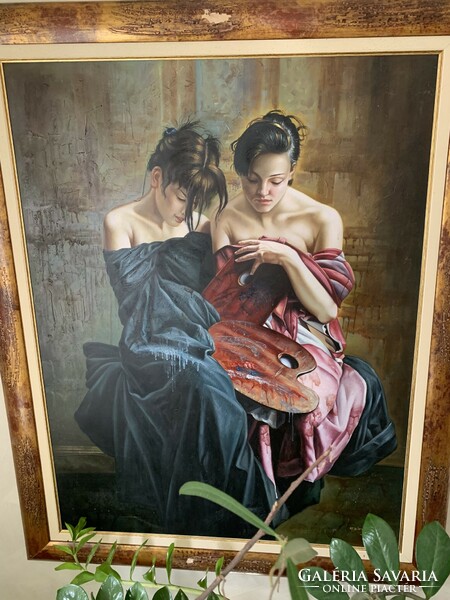 Czinege is a juried oil painting