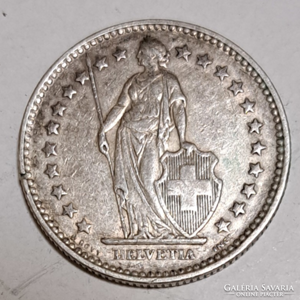 1928. Svájc 0,835 ezüst 2 Frank Csak750 ezer darab készült belőle. (53)