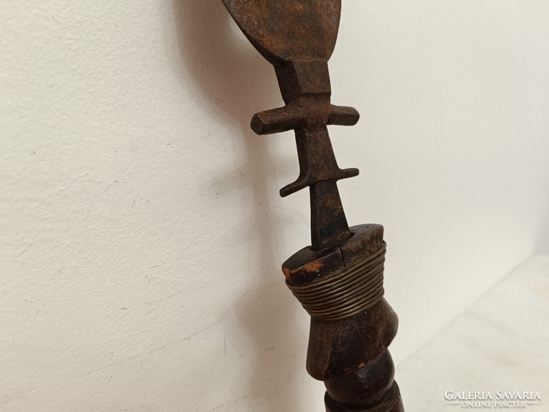 Antique African Maasai 3-edged knife dagger African weapon 917 8493