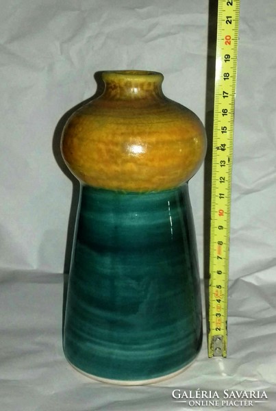 Marked Hungarian ceramic vase