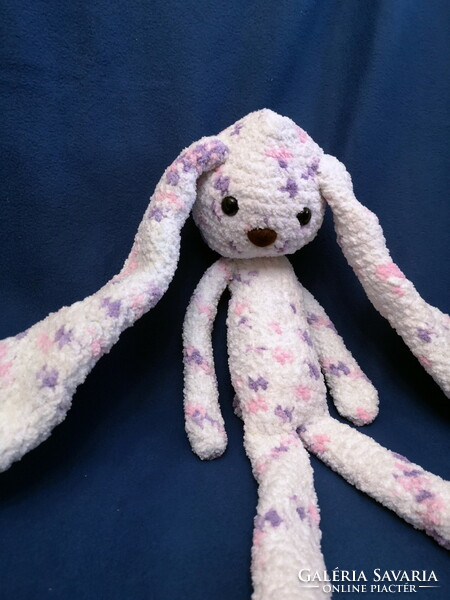 Custom crocheted stuffed rabbit
