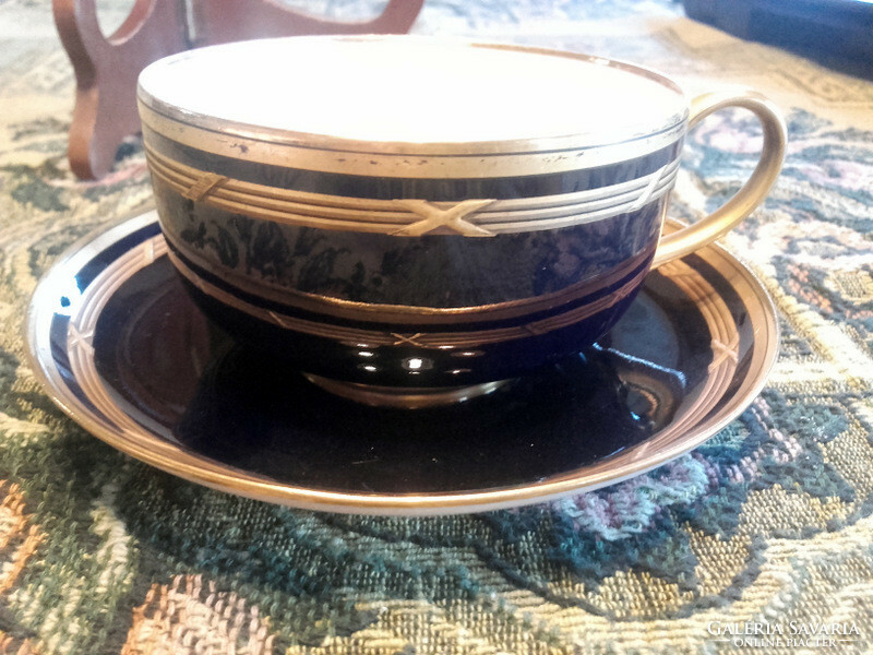 Wonderful antique - French le rosey xi rue de la paix tea cup + base - art&decoration