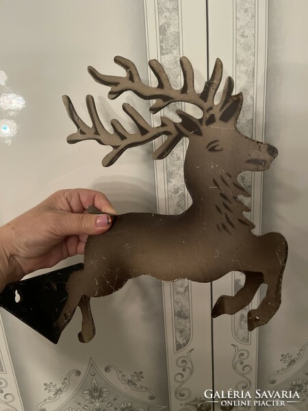 Christmas strong solid iron reindeer for wall decoration shelf