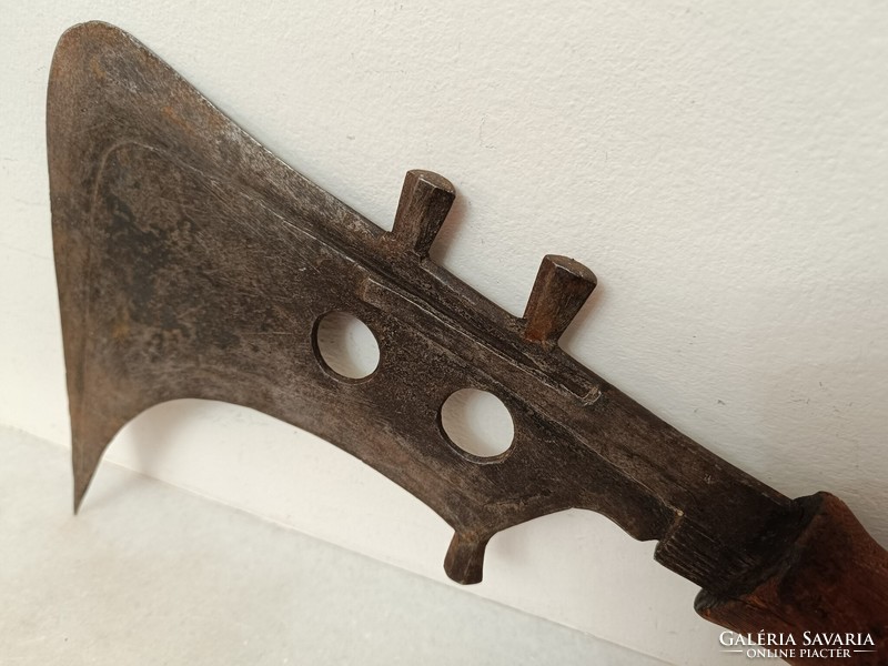 Antik Afrika maszáj 3 élű kés tőr afrikai fegyver 916 8492