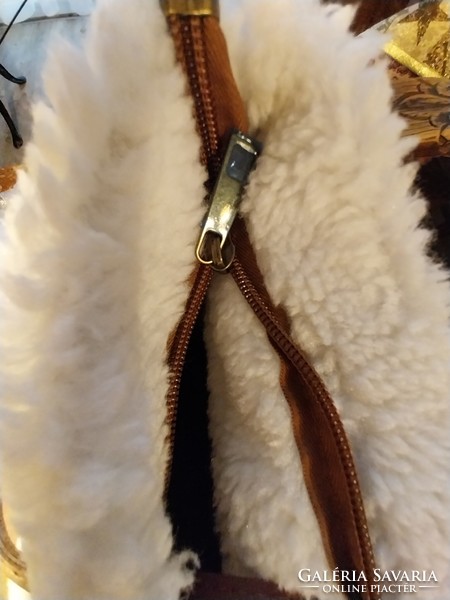 Guess, new, large fur bag