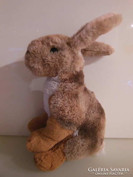 Easter - rabbit - 34 x 17 cm - lifelike eyes - very soft - German - flawless