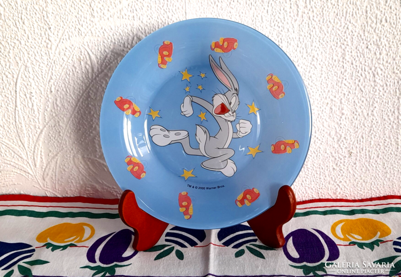 Régi gyerek tányér - Bugs Bunny -