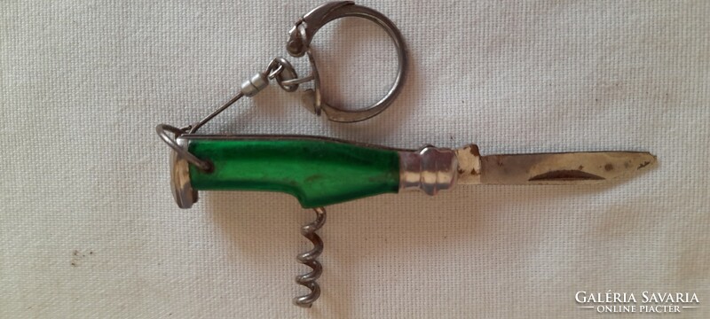 Kulcstartó retro mini bicska 10cm palack nyitó kólás üveg