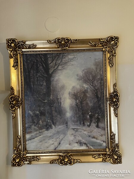 Polczer lajos-winter forest..50X60+frame