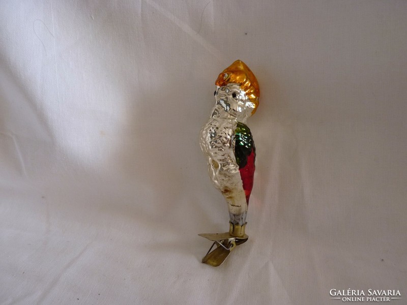 Old glass Christmas tree decoration! - Parrot! (Tickling!)