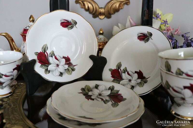 Magnolia flower breakfast set