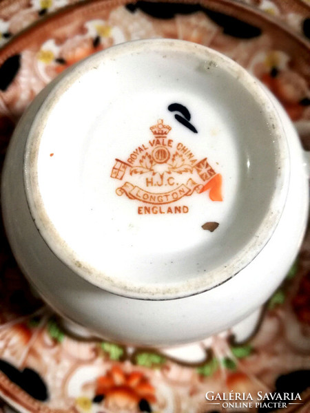 1900'S - antique longton h.J.C. English tea cup and saucer - art&decoration