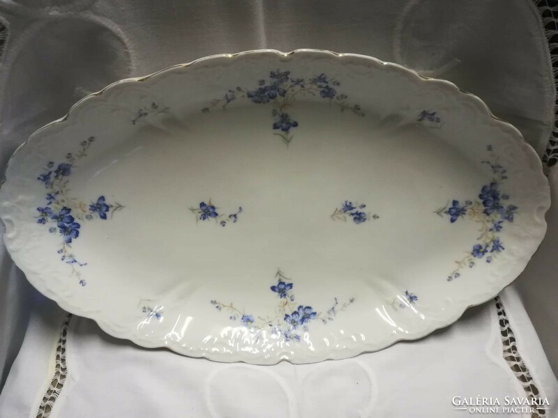 Old porcelain oval roasting tray