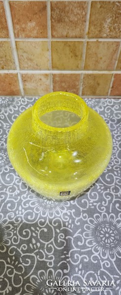 Karcagi Fátyolüveg Különleges Váza