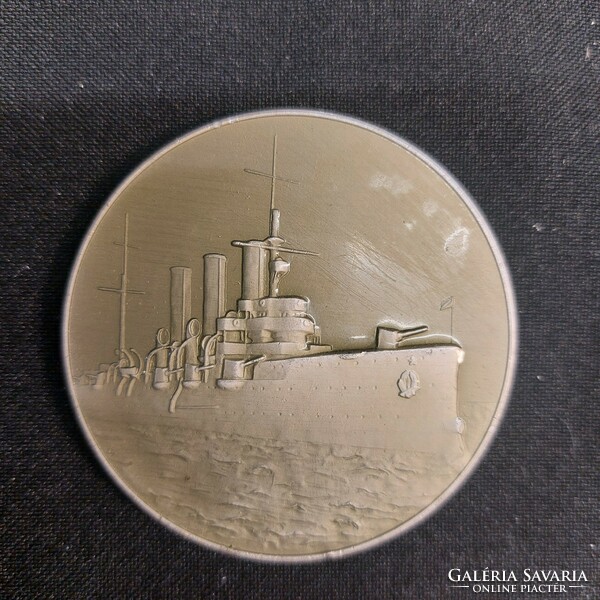 Auri cruiser commemorative medal, plaque 1963 ussr, soviet
