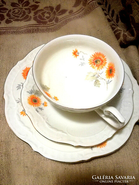 Bavaria tea breakfast trio: cup - saucer - dessert plate - art&decoration