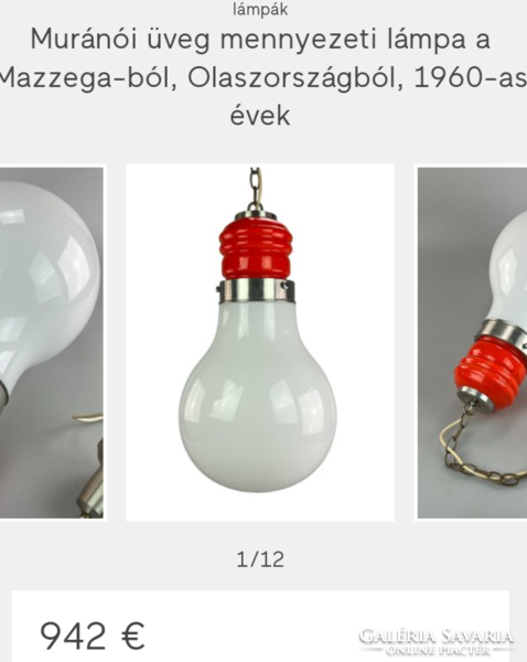 Huge Mazzega pop art postmodern incandescent ceiling lamp from Murano.. Negotiable!