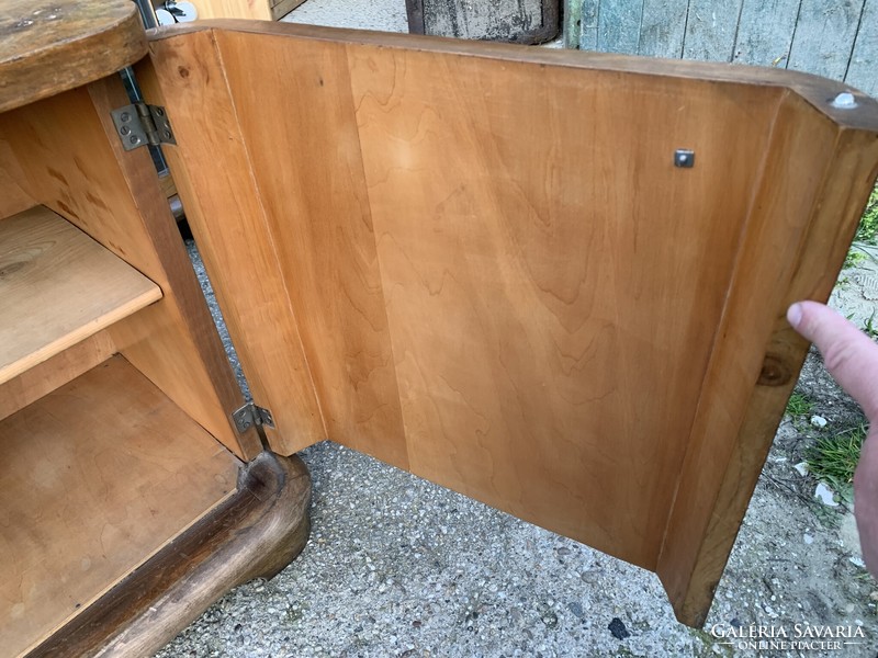 Mid century retro bedside table small chest of drawers circa 1940 2.