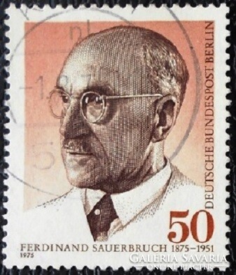 Bb492p / Germany - Berlin 1975 Ferdinand Sauerbruch stamp sealed