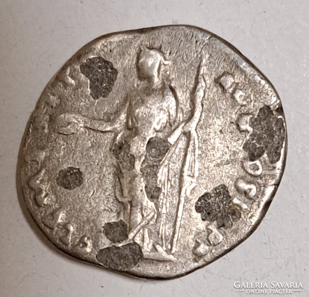 Rome / hadrianus suberatus (lined) denarius (117-138) (g/18)