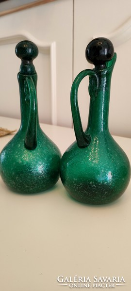 Rarity! Murano pulegoso oil made by Seguso, Italy, 1930, or Vinegar pouring bottle